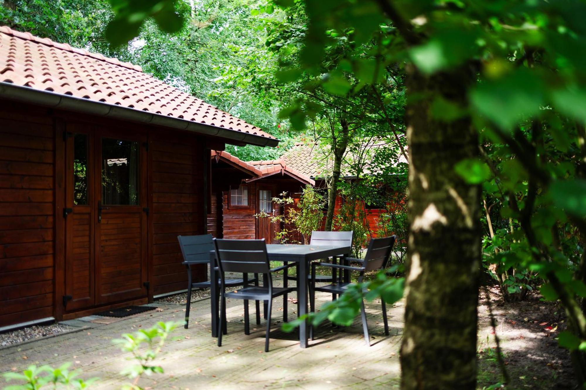 Sfeervolle Blokhut Met Fijne Buitenruimte @ Veluwe Epe Exterior foto